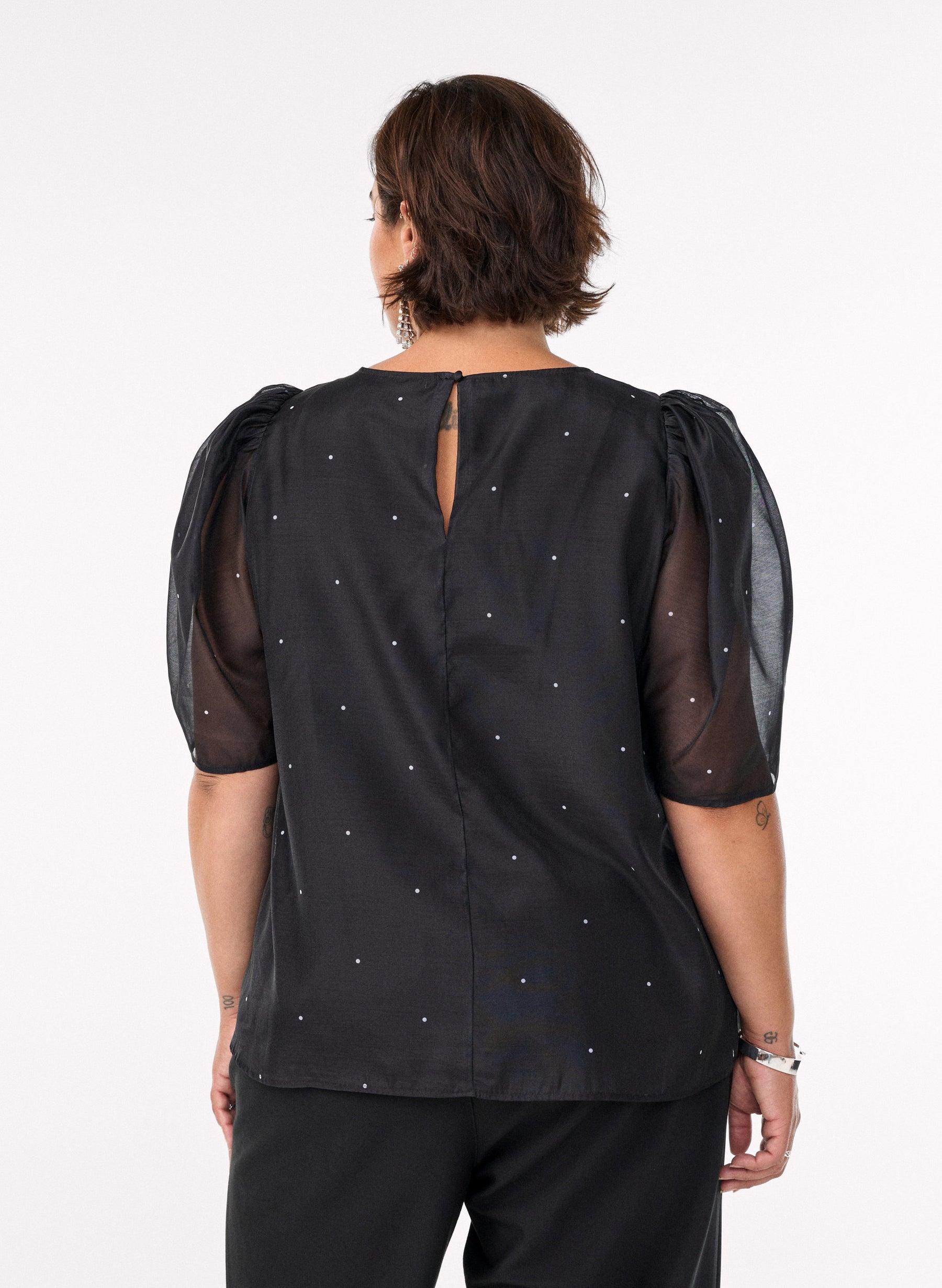 Zizzi Tilde Blouse in Black