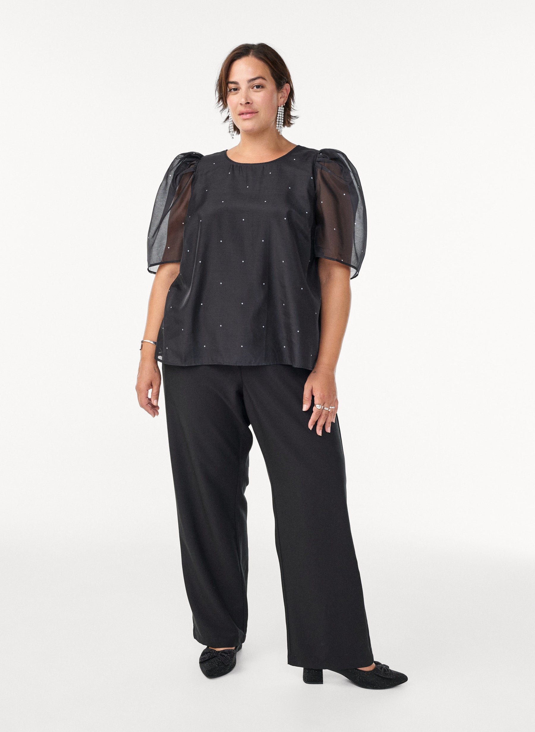 Zizzi Tilde Blouse in Black