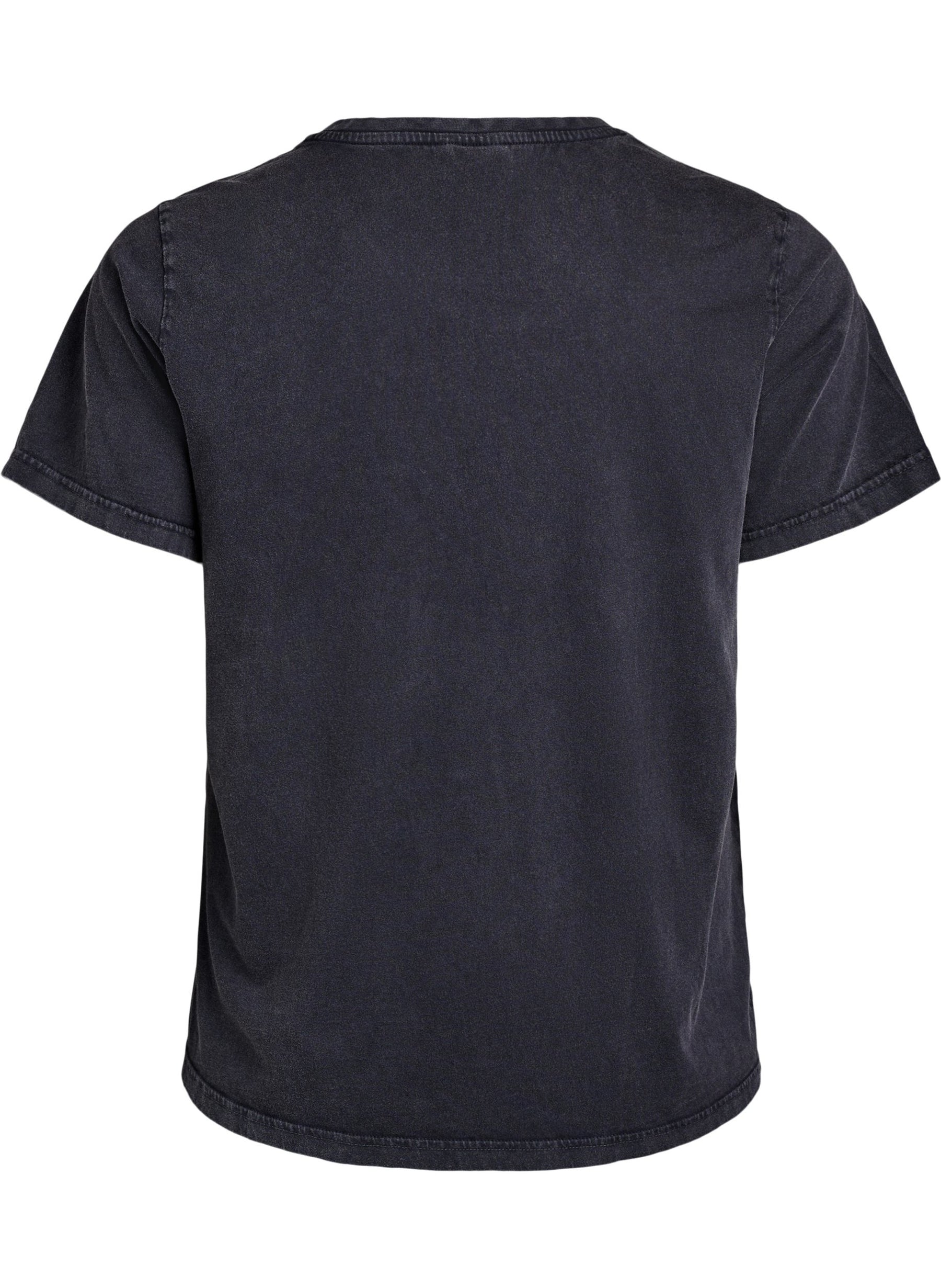 Zizzi Vave T-Shirt in Black