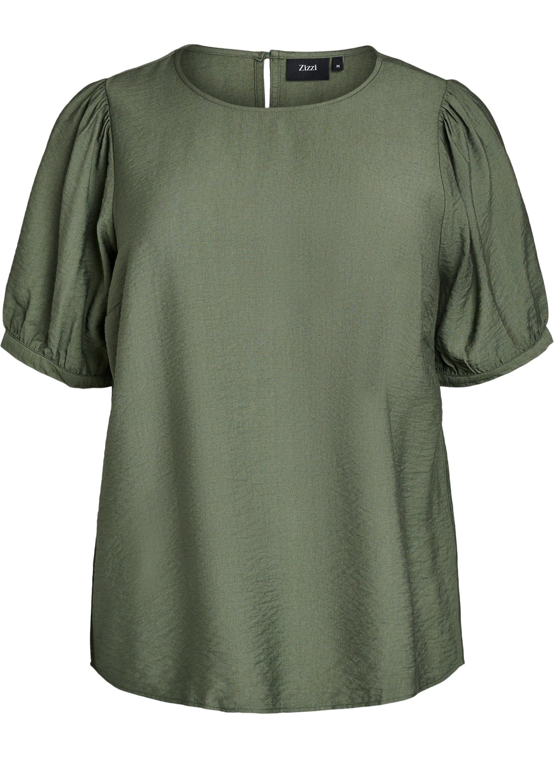 Zizzi Vilma Blouse in Green