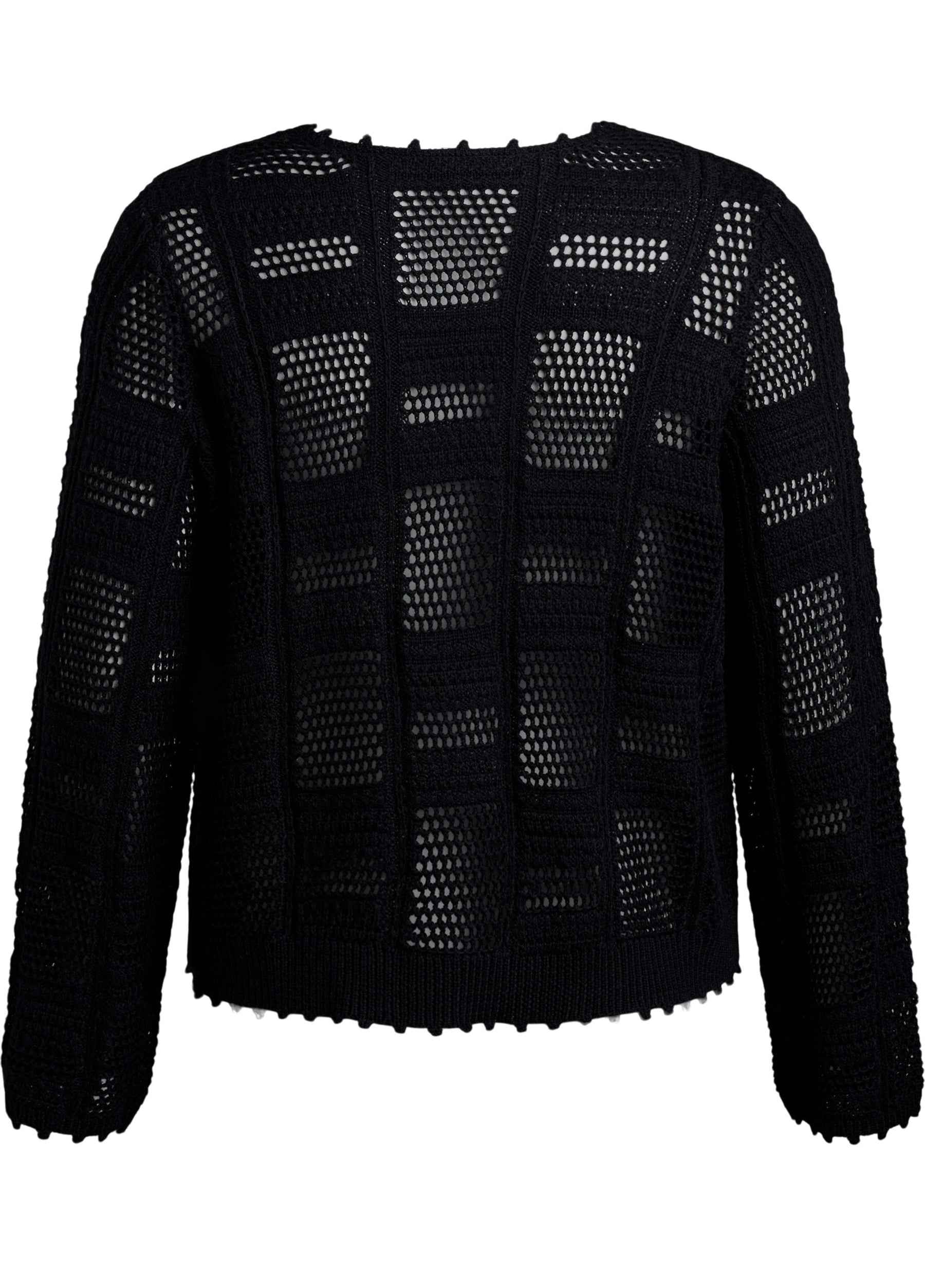 Zizzi Viola Cardi in Black