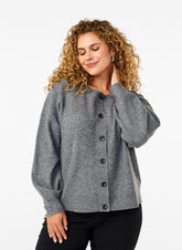 Zizzi Vista Cardigan in Grey