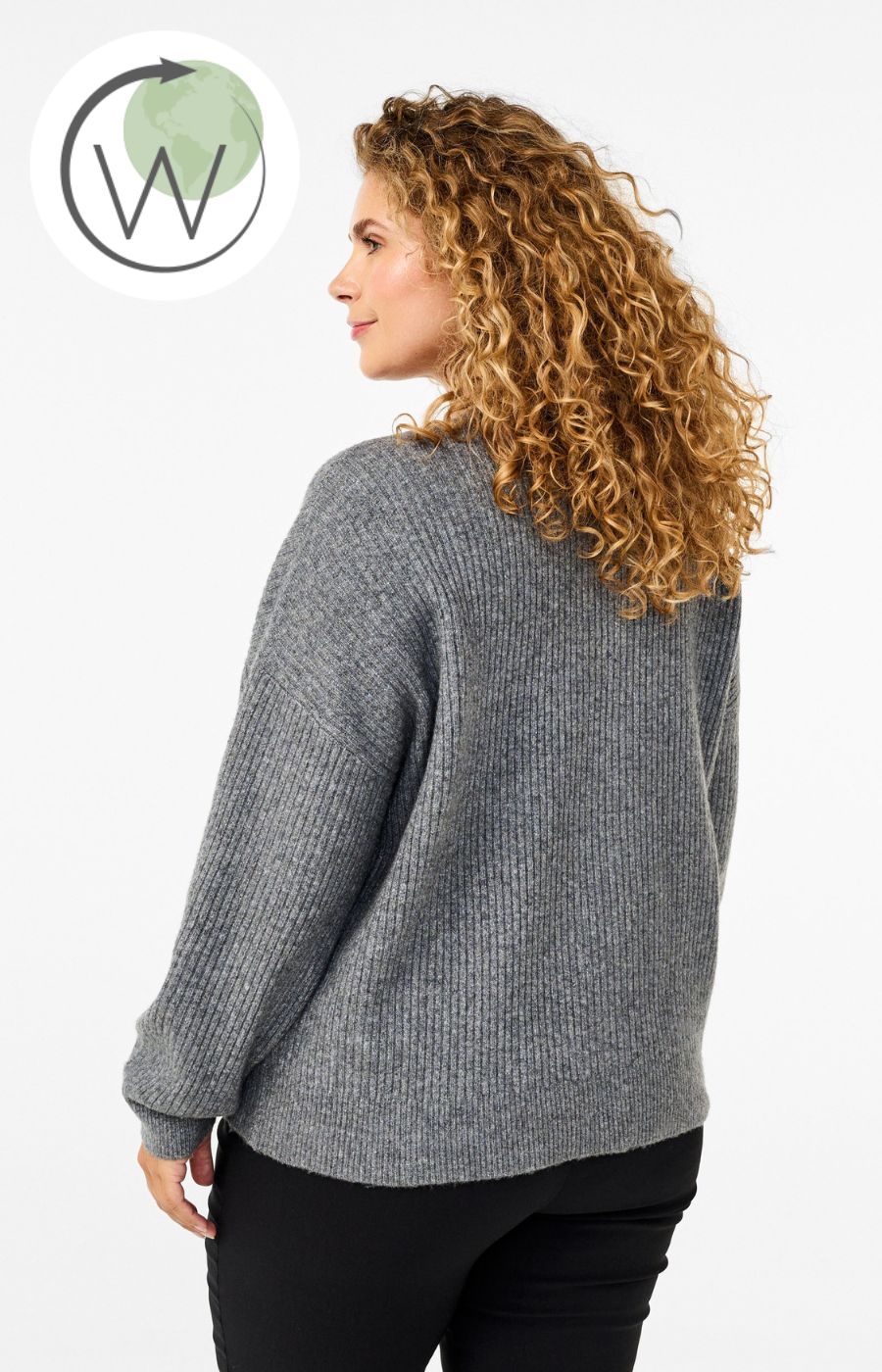 Zizzi Vista Cardigan in Grey