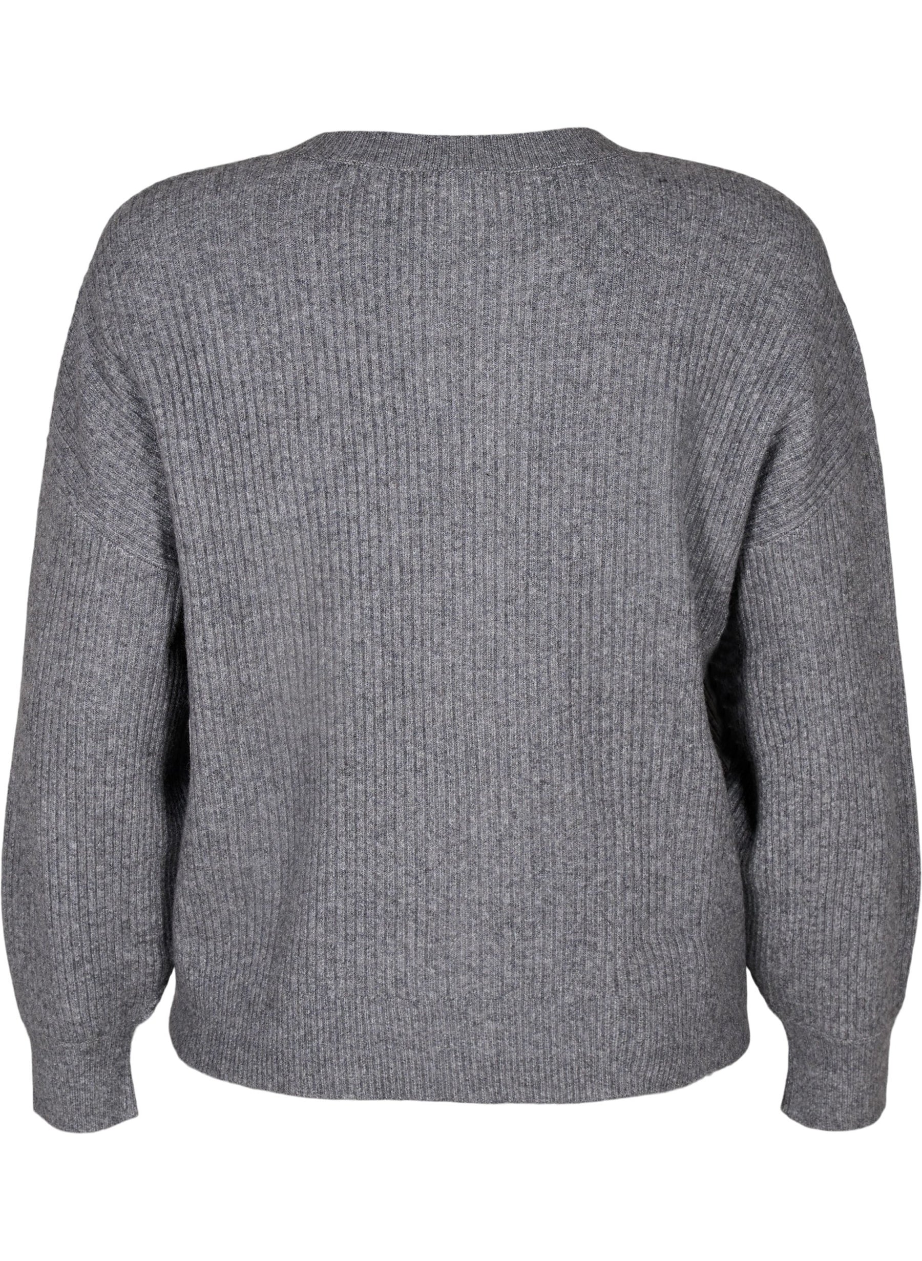 Zizzi Vista Cardigan in Grey