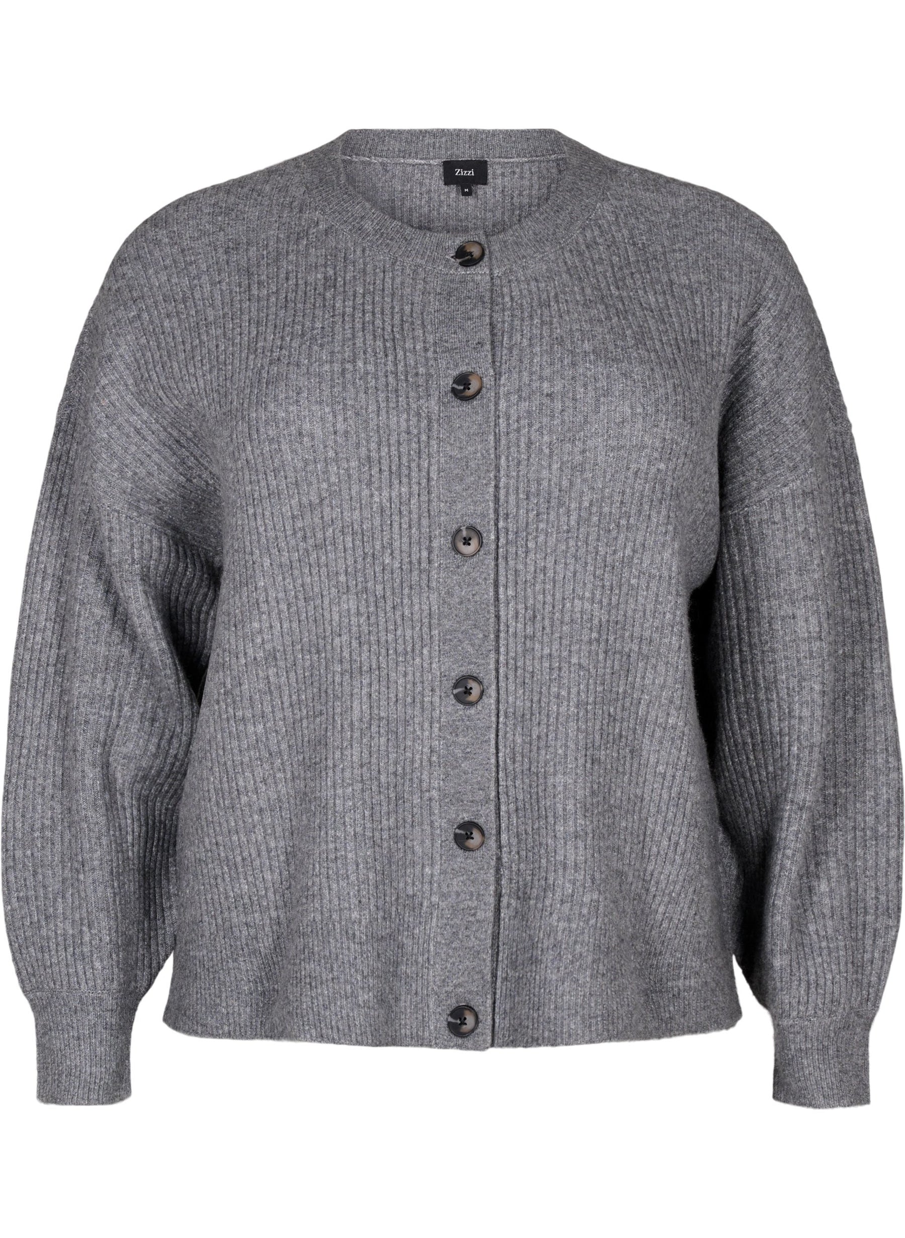 Zizzi Vista Cardigan in Grey