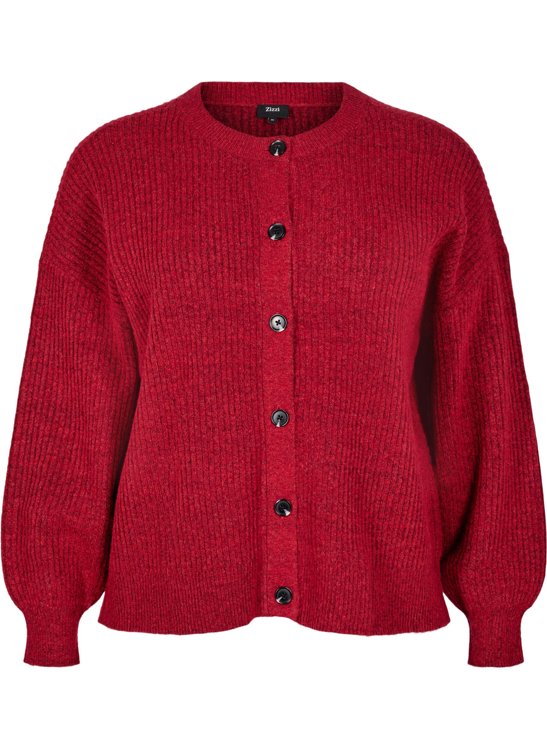 Zizzi Vista Cardigan in Red