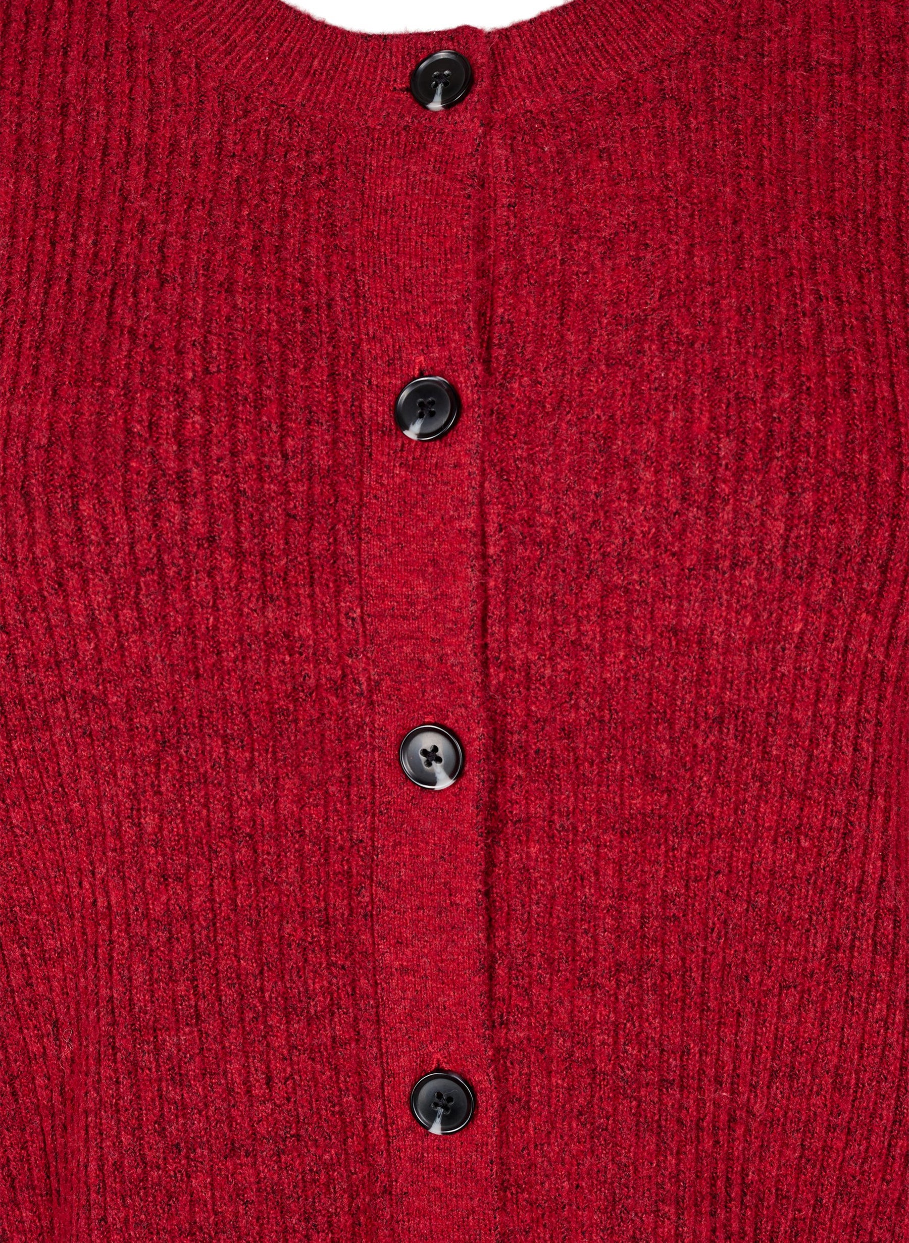 Zizzi Vista Cardigan in Red