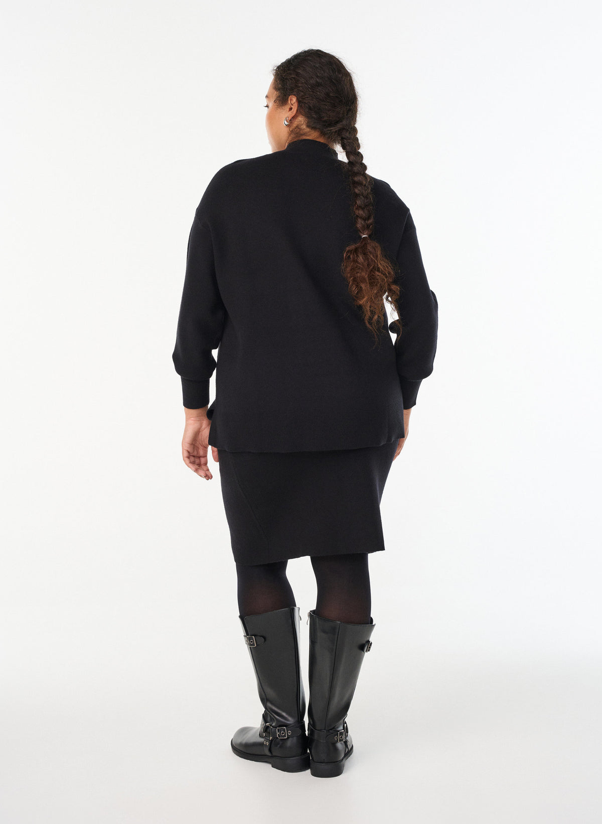 Zizzi Zoe Skirt in Black