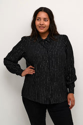 Kaffe Curve Lurex Stripe Shirt