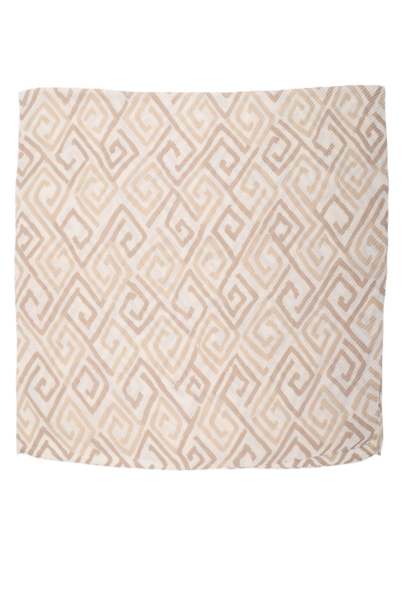 Miranda Scarf in Beige/Cream