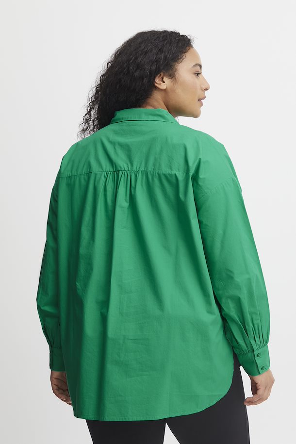 Fransa Plus Shirt in Green