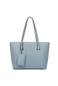 Baby Blue Tote Handbag