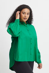 Fransa Plus Shirt in Green