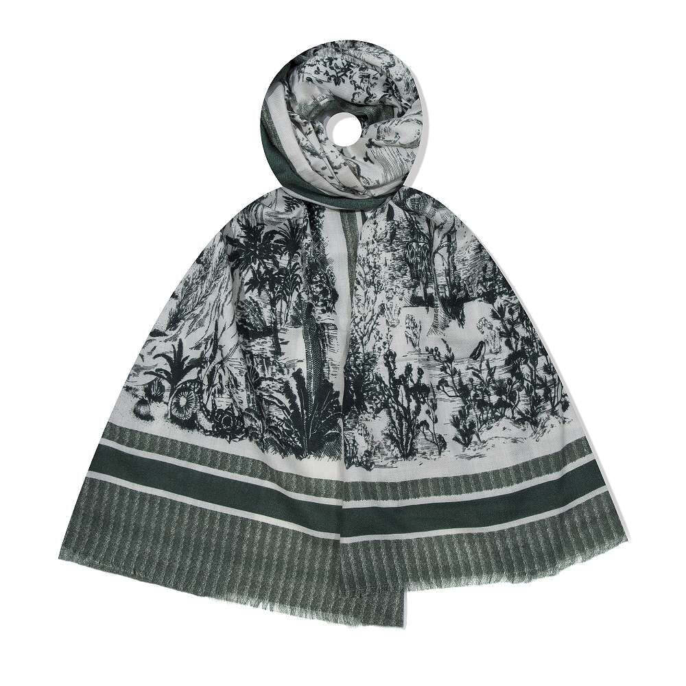 Maple Scarf in Green