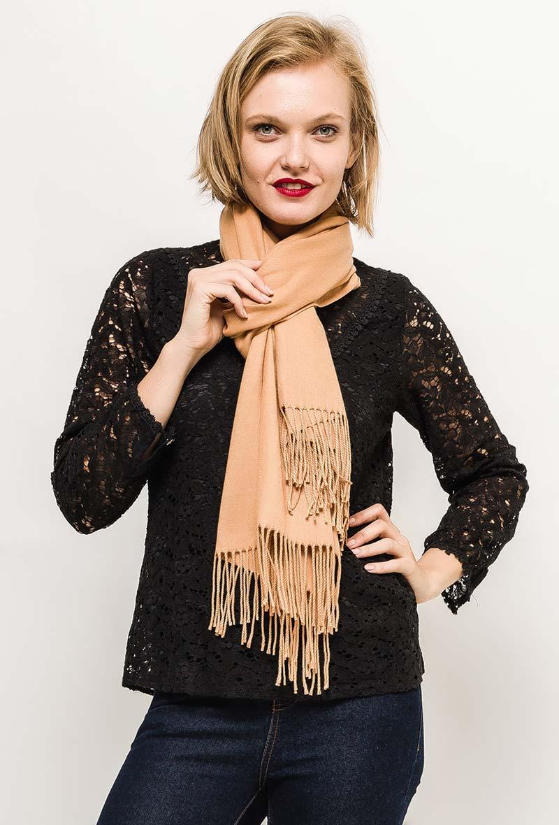 Beth Scarf In Camel Plus Size Clothing Wardrobeplus ie beth-scarf-in-camel-plus-size-clothing-wardrobeplus-ie