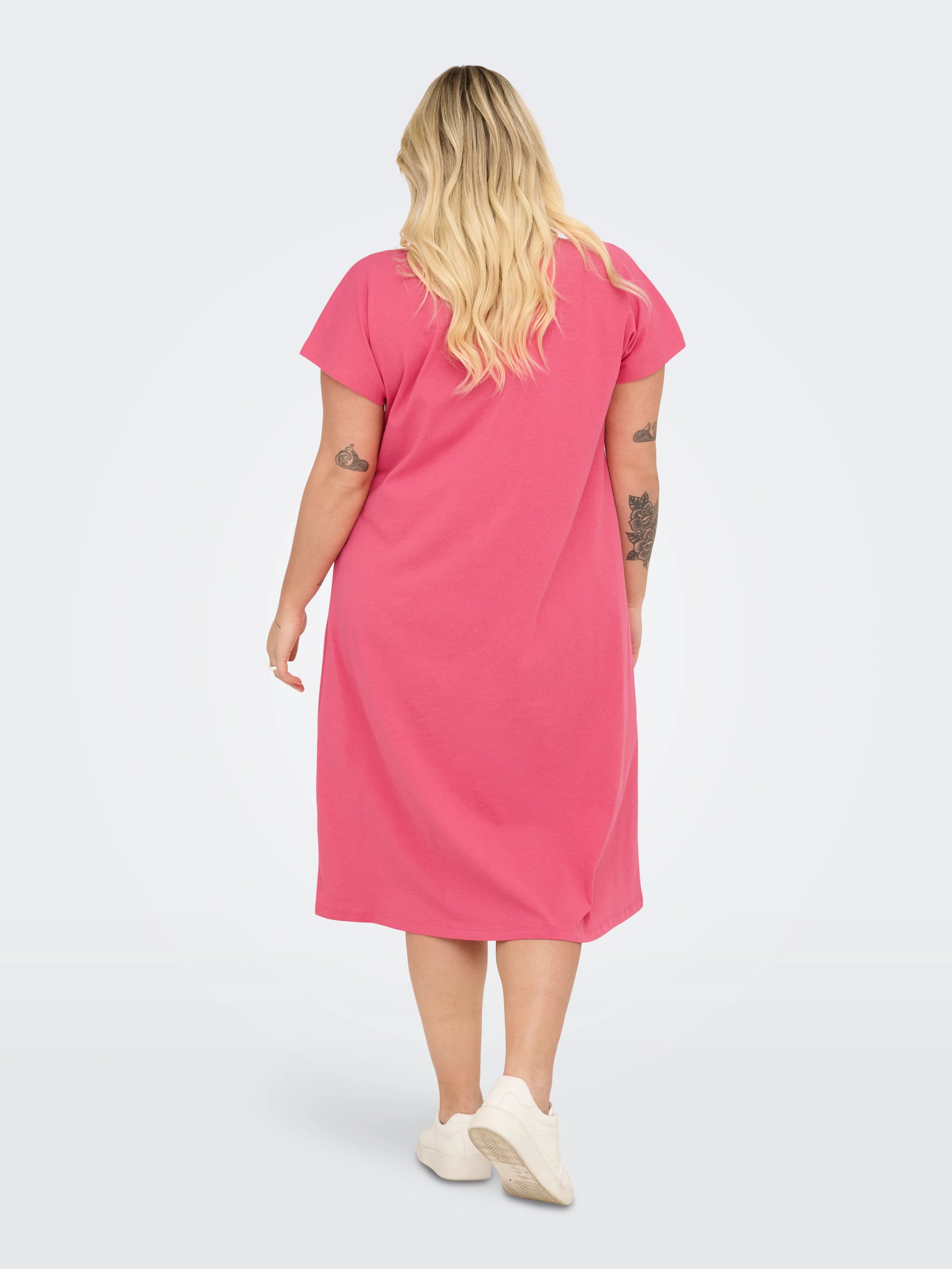 Only Carmakoma Sillah Dress in Pink