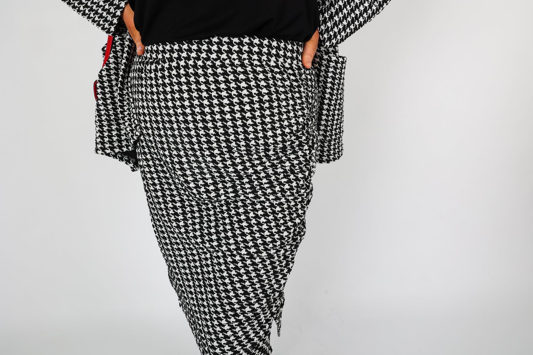 Vero Moda Curve Houndstooth Skirt