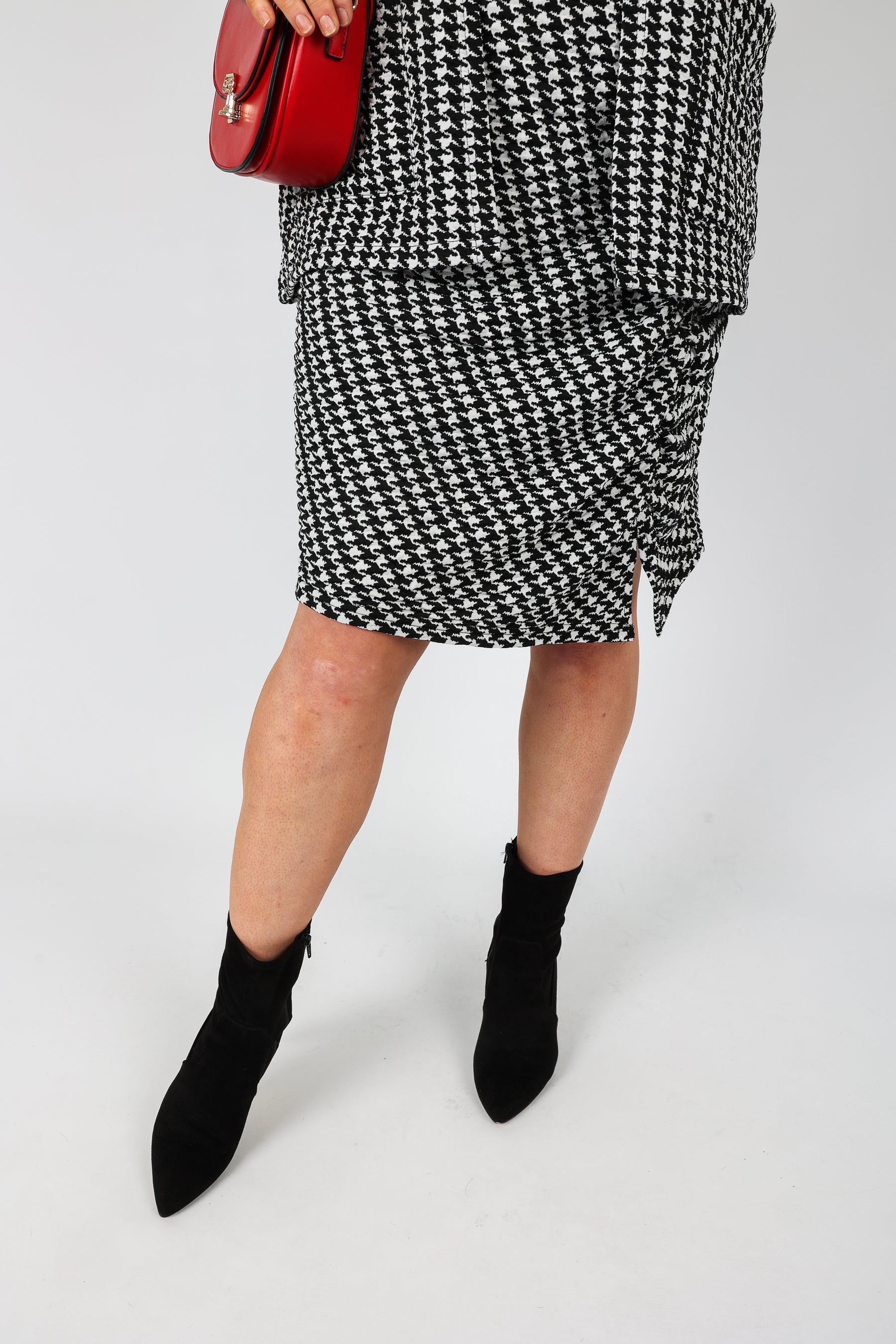 Vero Moda Curve Houndstooth Skirt