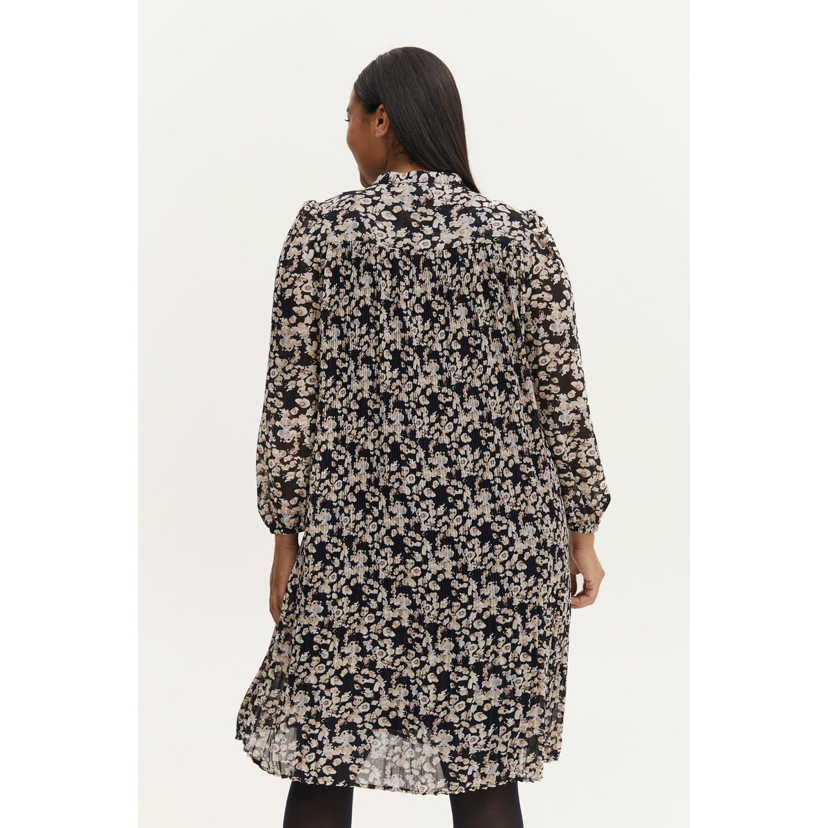 Fransa Plus Linda Midi Dress - Wardrobe Plus