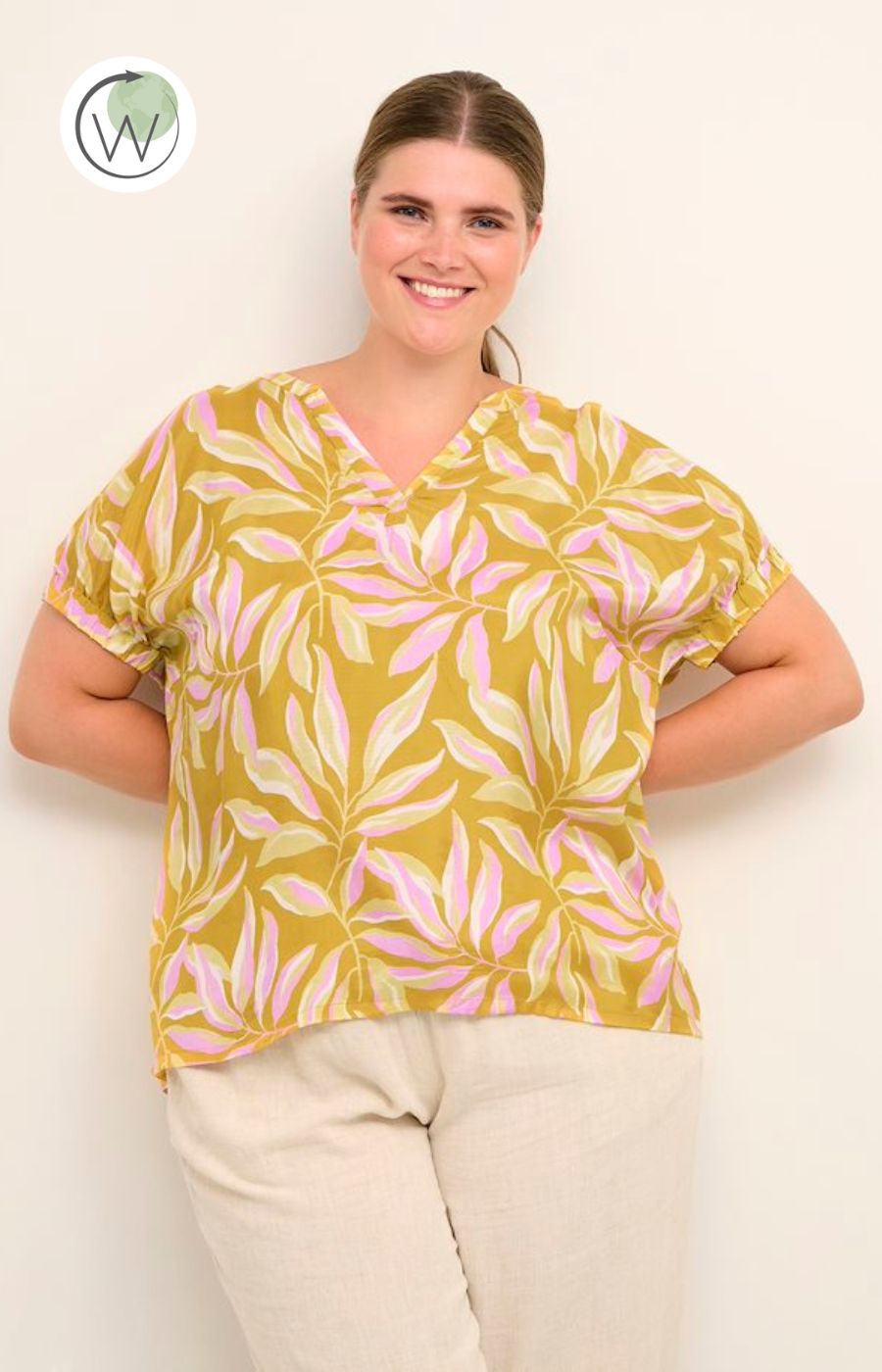 Kaffe Curve Safina Blouse in Lupine