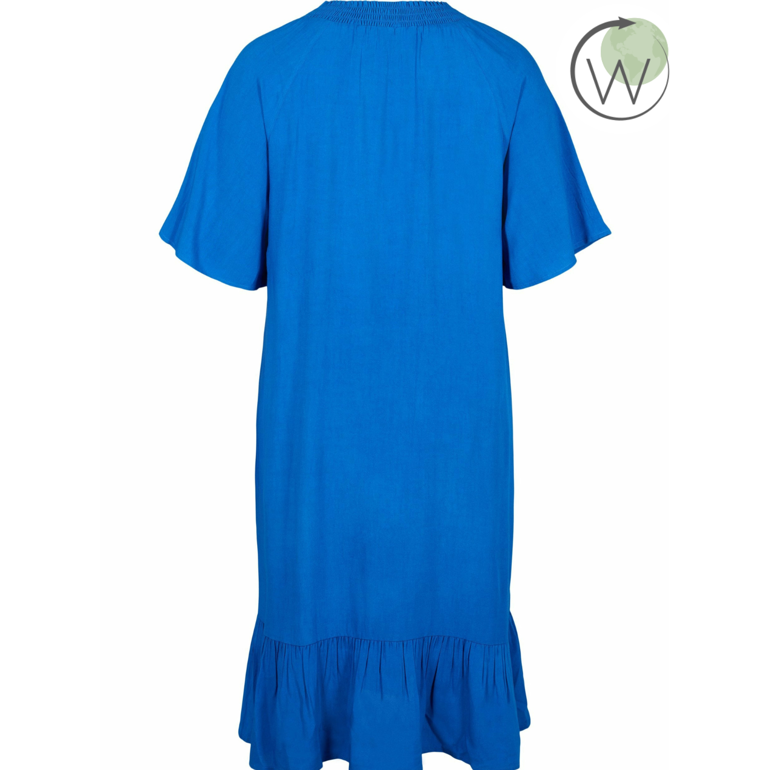 Zizzi Mio Dress in Royal Blue - Wardrobe Plus