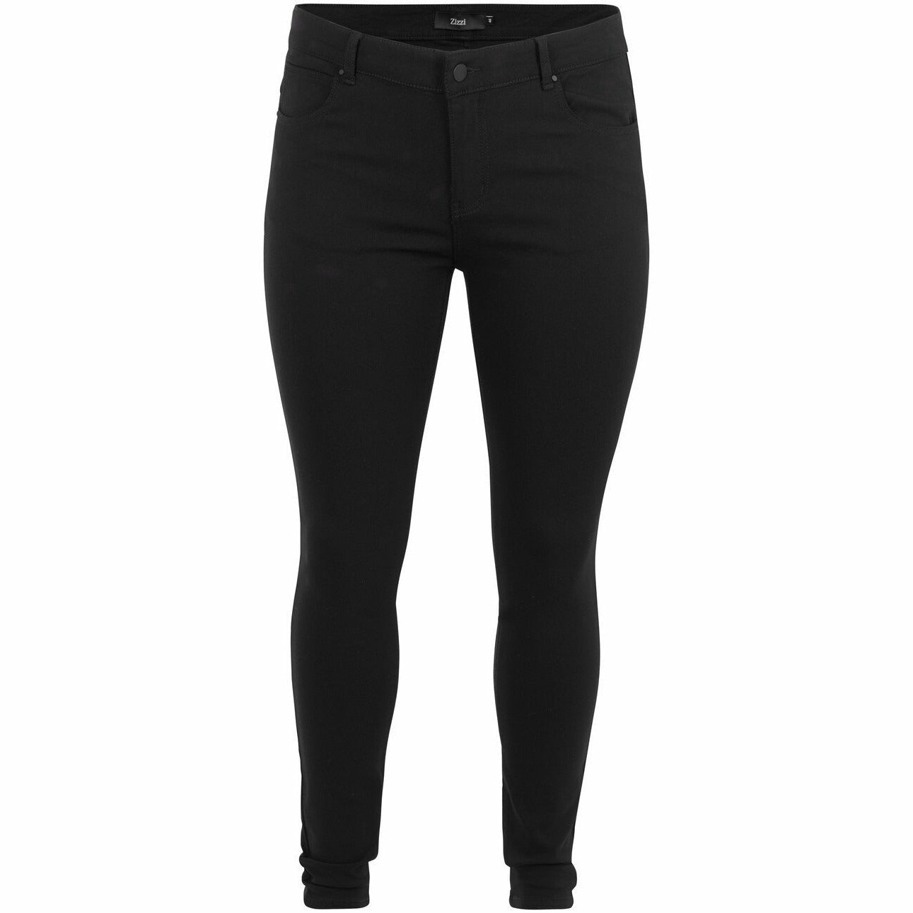 Zizzi Super Stretch Jeans in Black - Wardrobe Plus
