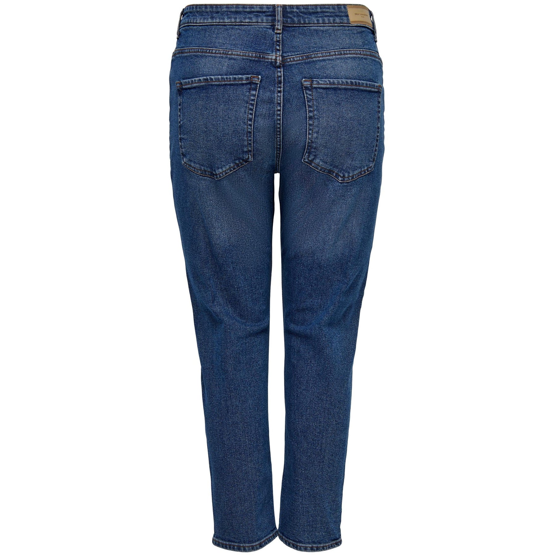 Only Carmakoma Mom Jeans in Dark Blue Denim - Wardrobe Plus