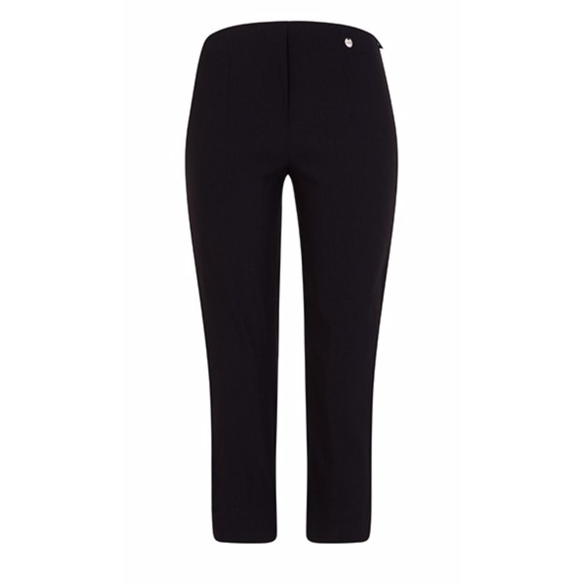 Robell Crop Trousers  | Black - Wardrobe Plus