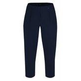Robell Crop Trousers | Navy - Wardrobe Plus