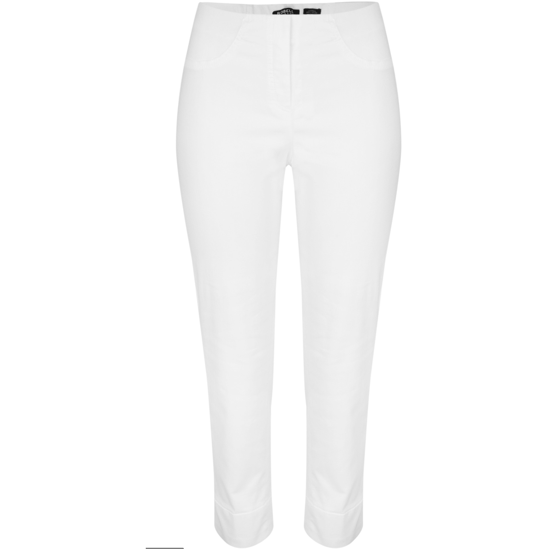 Robell 7/8th Jeans | White - Wardrobe Plus