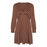 Vero Moda Curve Short Dress in Tan - Wardrobe Plus