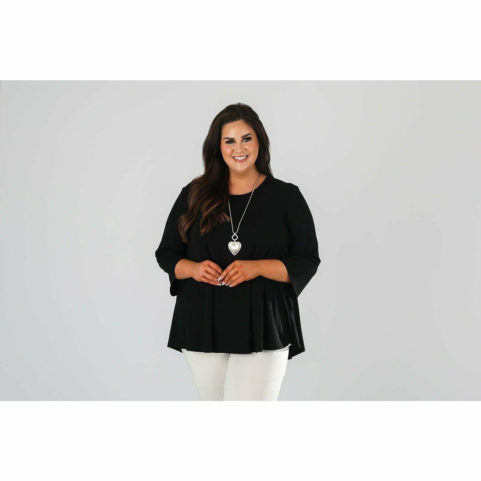 Mellomi Julie Reversible Top in Black - Wardrobe Plus