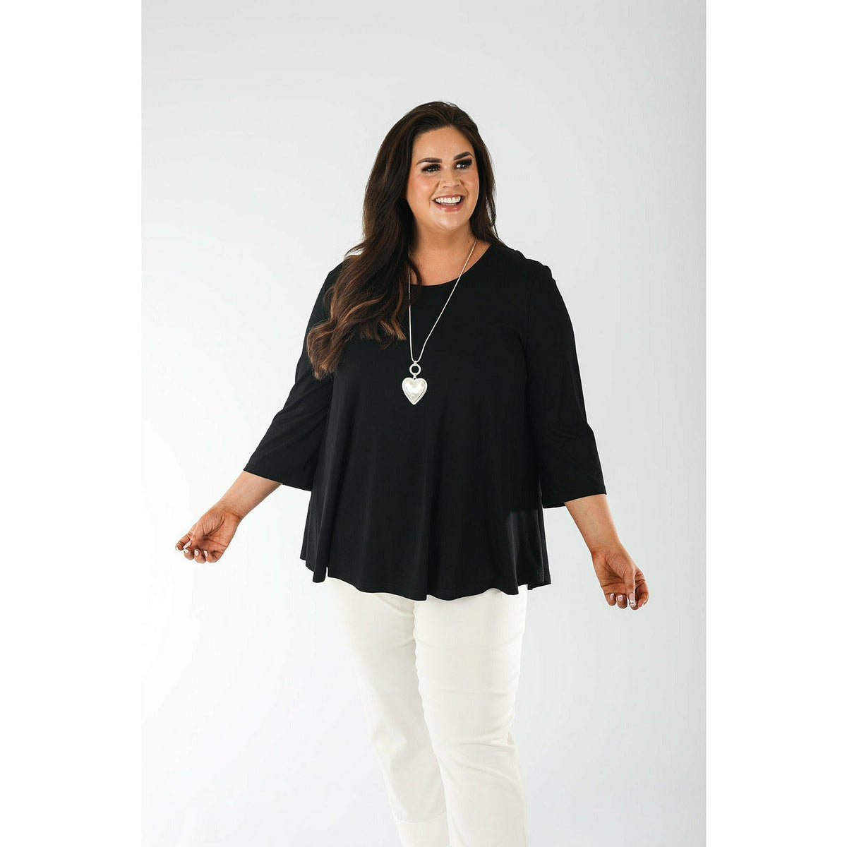 Mellomi Julie Reversible Top in Black - Wardrobe Plus