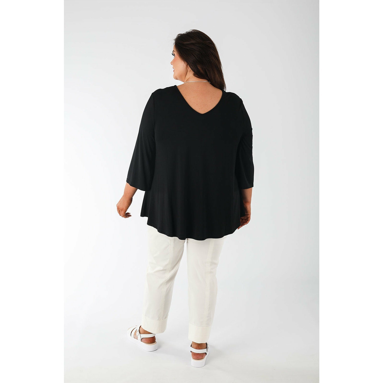 Mellomi Julie Reversible Top in Black - Wardrobe Plus
