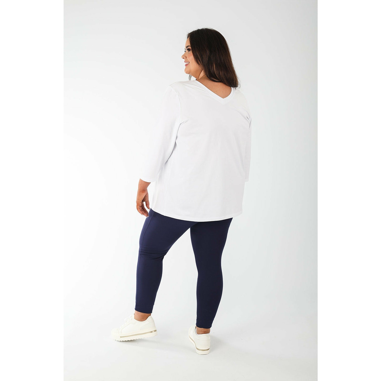 Mellomi Ruby Leggings in Navy - Wardrobe Plus