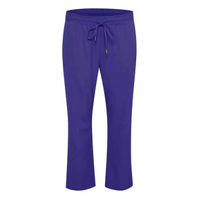 Kaffe Coletta Trousers in Purple - Wardrobe Plus