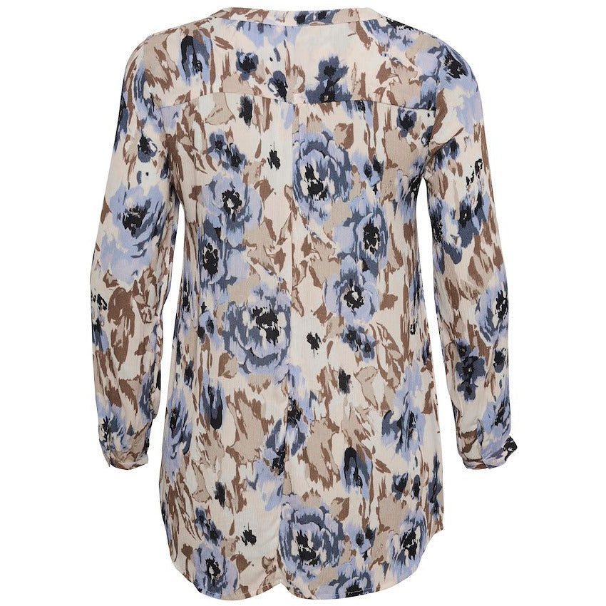 Kaffe Curve Sivio Tunic in Beige - Wardrobe Plus