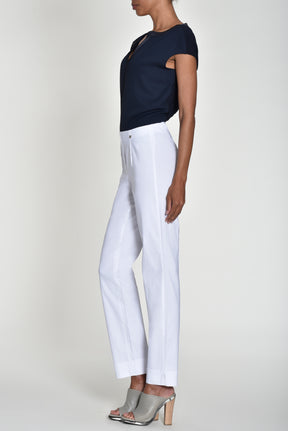 Robell Marie Trousers in White