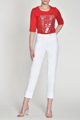 Robell 7/8th Jeans | White