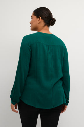 Kaffe Cami Blouse in Teal Green