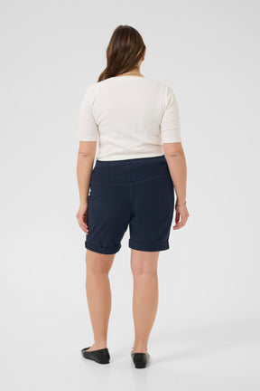 Kaffe Curve Nana Shorts in Navy