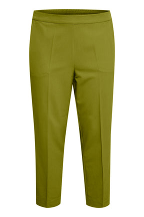 Kaffe Curve Sakira Crop Trousers in Calla Green