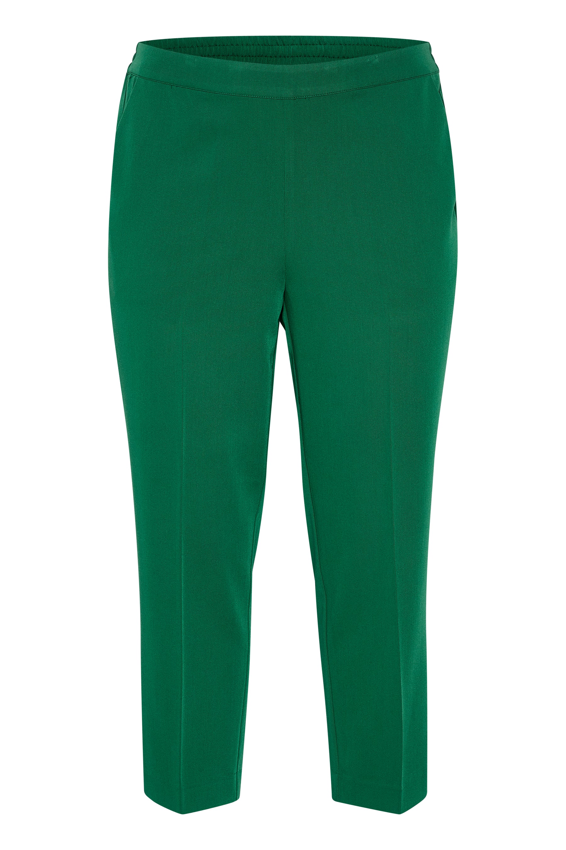 Kaffe Curve Sakira Crop Trousers in Green