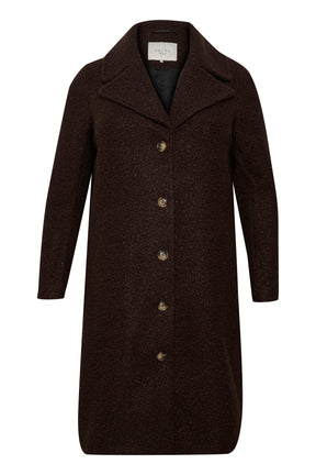  Kaffe Curve Anni Coat in Brown