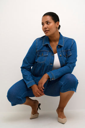 Kaffe Curve Blue Denim Jacket