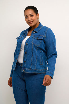 Kaffe Curve Blue Denim Jacket