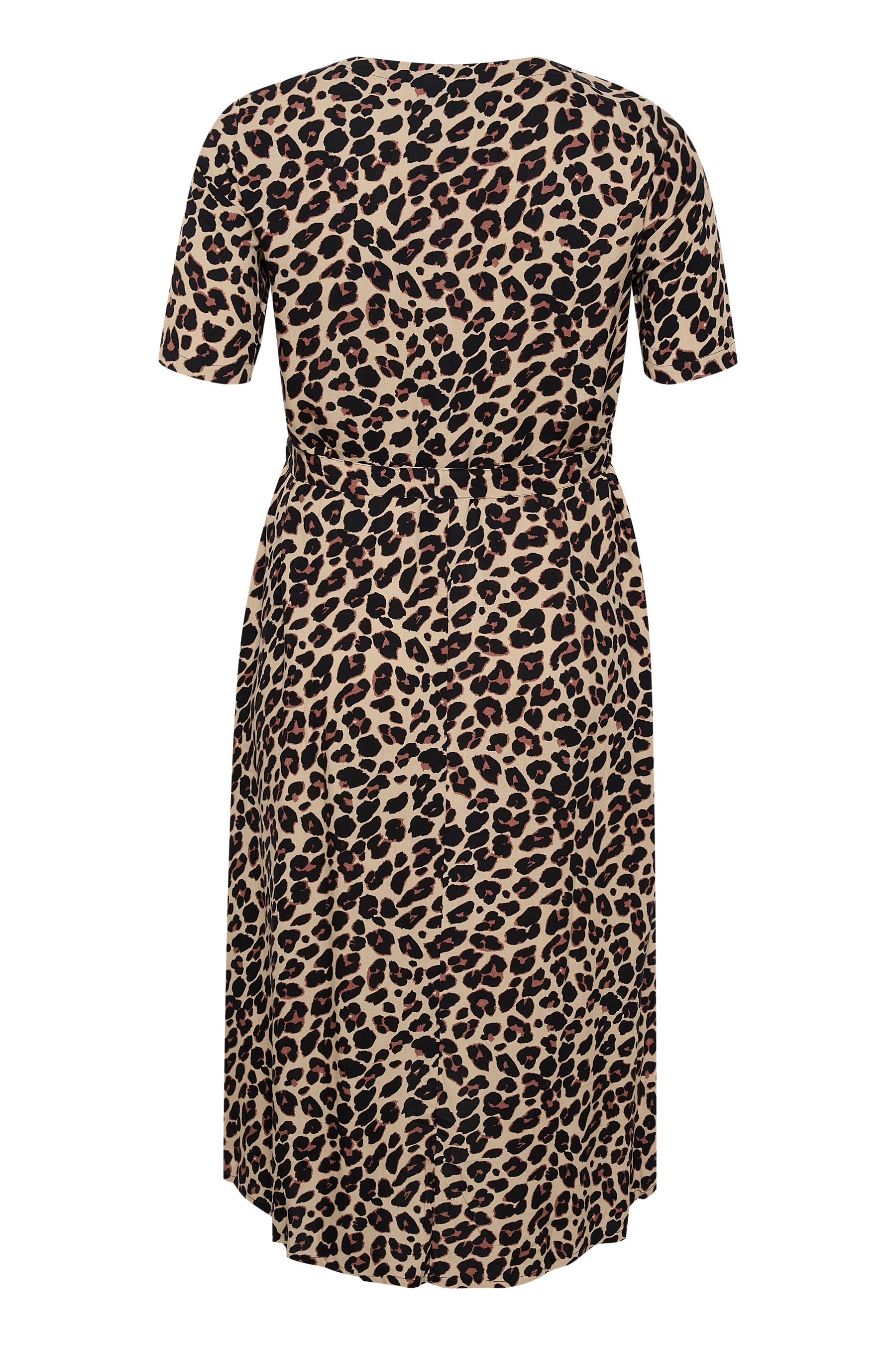 Kaffe Curve Mirta Dress in Leopard