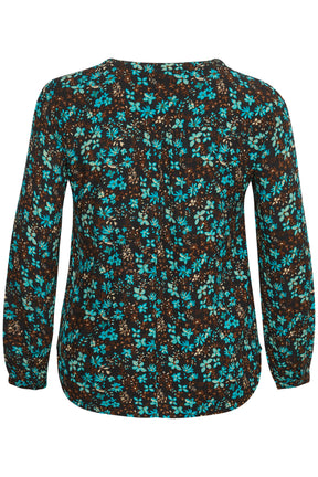 Kaffe Curve Ami Blue Blouse