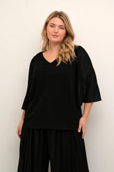 Kaffe Curve Feri Blouse in Black