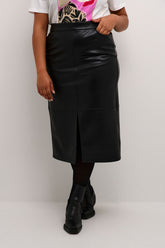 Kaffe Curve Nalina Pleather Skirt